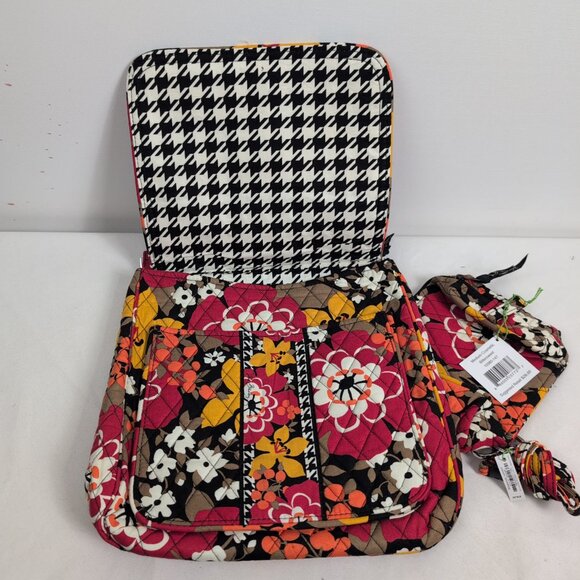 Vera Bradley Bittersweet Combo - Mailbag, Medium Cosmetic bag and Lanyard - Picture 6 of 7